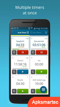 Multi Timer StopWatch