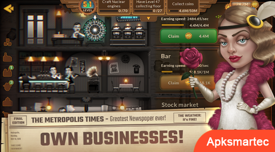 Metropolis Tycoon: Mining Game 