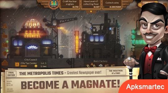 Metropolis Tycoon: Mining Game 