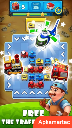 Traffic Jam Cars Puzzle