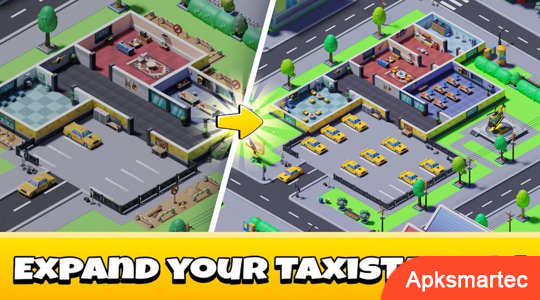 Idle Taxi Tycoon 