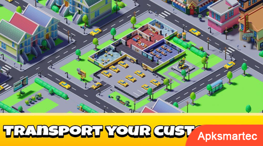 Idle Taxi Tycoon 