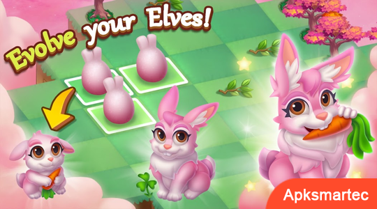 Merge Elves-Merge 3 Puzzles 