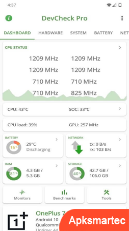 DevCheck Hardware and System Info