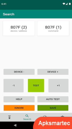 IrCode Finder NEC protocol