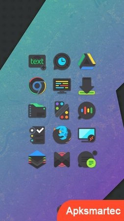 Crispy Dark: Icon Pack