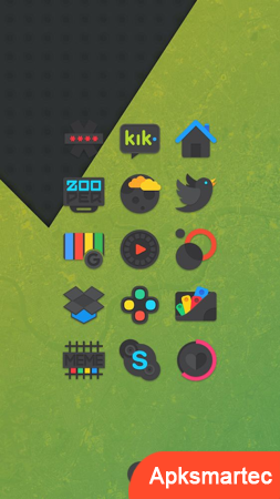 Crispy Dark: Icon Pack