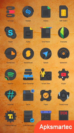 Crispy Dark: Icon Pack